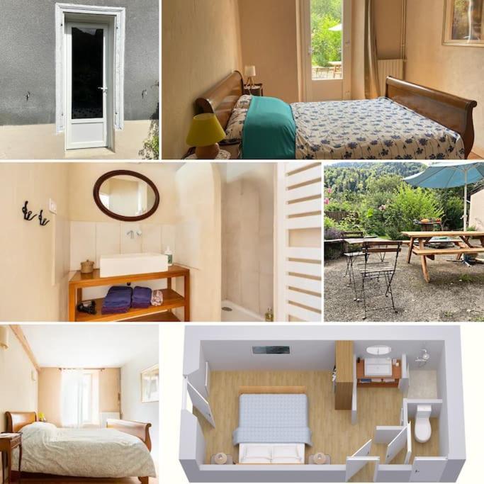 Fougax-et-Barrineuf Chambre Double Cosy - Gite De La Louve מראה חיצוני תמונה